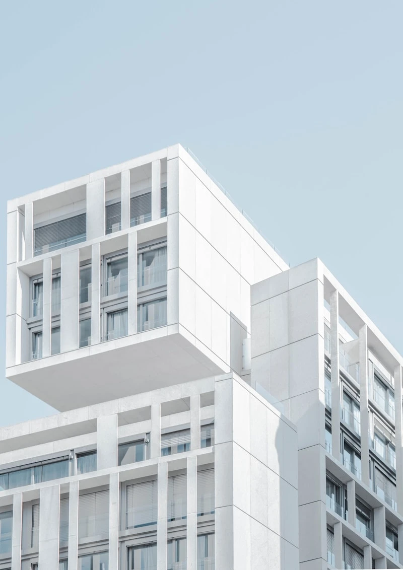 Building exterior — strong perspective lines